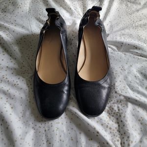 Everlane Day Heel, Italian Leather Black